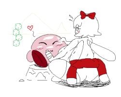 desert fairy huge_ass huge_breasts kirby kirby_(series) kirby_64 kirby_64:_the_crystal_shards ribbon_(kirby) touhoufan