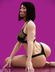 1girls 3d athletic athletic_female big_breasts black_hair breasts busty cleavage curvaceous curves curvy curvy_figure dark_hair edenian female female_only fit fit_female hair hips hourglass_figure huge_breasts humanoid hybrid kunoichi large_breasts legs light-skinned_female light_skin medium_hair midway mileena monster monster_girl mortal_kombat mortal_kombat_11 netherrealm_studios ninja outworld outworlder rude_frog straight tarkatan thick_legs thick_thighs thighs toned toned_female video_games voluptuous wide_hips yellow_eyes