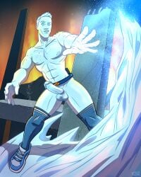 1boy byron_power iceman male male_focus male_only marvel marvel_comics x-men