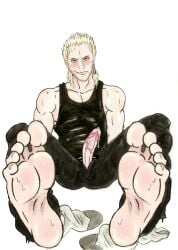 barefoot david erection kaijuboy male male_feet male_foot_fetish male_only pale-skinned_male pale_skin tagme the_lost_boys vampire