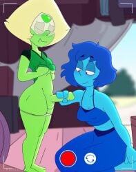 1futa 1girls 2d alien animated balls big_dom_small_sub big_penis blue_skin bottomless breasts cartoon_network closed_eyes clothed clothing cum cum_in_mouth cum_inside cum_on_body cum_on_breasts cum_on_upper_body cumshot dickgirl dickgirl/female drinking_cum duo ejaculation erection female femdom fully_clothed futa_on_female futanari futasub gem_(species) green_skin handjob high_resolution humanoid humanoid_penis lapis_lazuli_(steven_universe) larger_female looking_at_viewer loop melieconiek mouth_on_penis no_sound oral orgasm partially_clothed pear_shaped penis peridot_(steven_universe) recording saliva shorter_than_30_seconds shorter_than_one_minute shorter_than_two_minutes size_difference small_breasts smaller_futanari standing steven_universe swallowing_cum thick_thighs video wavy_mouth wide_hips