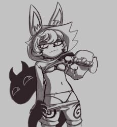 assisted_exposure handjob league_of_legends lewdthealess underwear undressing vex_(league_of_legends) yordle