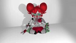 3d 3d_(artwork) baby_(fnafsl) circus_baby circus_baby_(fnaf) five_nights_at_freddy's five_nights_at_freddy's:_sister_location fnaf green_eyes sister_location sitting so87baby solo summer_of_87_baby