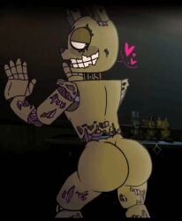 1boy animated animatronic ass ass_focus big_ass big_butt bubble_ass bubble_butt five_nights_at_freddy's gay gif heart hearts inviting_to_sex judysimp299 male male_only non-human smile smiley_face solo solo_male springtrap springtrap_(fnaf) theorangensfw1 twerking