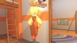 1boy 1girls breast breasts clitoris dildo dorm_room dummy love mia_(recroom) orange_penis orange_skin pussy rec_room rec_room_avatar recroom sitting sitting_on_person