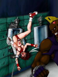 birdie dark-skinned_male sakura_kasugano street_fighter tagme