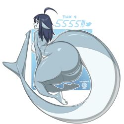 1girls anthro ass big_ass breasts bubble_ass bubble_butt onaeane original_character shark_girl thick_ass thick_thighs