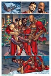 abs biceps big_pecs big_penis bulge christmas christmas_clothing christmas_outfit class_comics comic facial_hair family huge_balls huge_bulge huge_cock human isaiah_shade male male_focus male_only muscle muscles muscular muscular_arms muscular_ass muscular_back muscular_legs muscular_male muscular_thighs nephew nipples patrick_fillion pecs uncle uncle_and_nephew veins veiny_penis