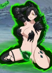 black_hair girl jormungand_(nanatsu_no_taizai) nanatsu_no_taizai seven_deadly_sins