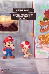 ahe_gao anal anal_sex bowser breasts breasts_out cuckold cum_in_hair cum_on_face doggy_style hardcore_sex mario mario_(series) nintendo nipples nude parody princess_peach super_mario_bros. super_mario_bros._(2023_film) the_marf toad_(mario)