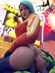 2023 anal anal_sex big_ass big_butt bubble_ass bubble_butt fortnite fortnite:_battle_royale male/female mezmer new_year reverse_cowgirl_position sex sixser straight sunbird thick_ass unseen_male_face