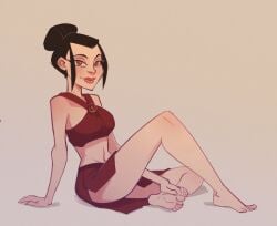 1girls 2019 ankle_grab ass avatar_the_last_airbender azula bare_arms bare_legs barefoot belly belly_button big_lips bikini bikini_top black_hair breasts brown_eyes butt calves clothed clothed_female clothes clothing color colored eye_contact feet female female_focus female_only fishnet_clothing hagfish hair hair_bun hair_up hand_on_foot hand_on_leg holding_foot holding_leg innie_belly_button legs legs_apart light-skinned_female light_skin lips lipstick looking_at_viewer medium_breasts medium_hair navel nickelodeon plain_background red_lipstick simple_background sitting sitting_down skirt smile smiling smiling_at_viewer soles solo solo_female solo_focus swimsuit thick_lips thighs toes upskirt white_background