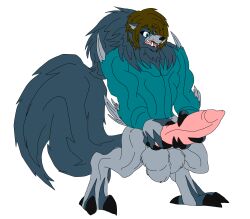 1boy animal_genitalia animal_penis anime_style anthro anthro_male anthro_only axelo axelocraft15_(artist) ben_10 ben_10_alien_force ben_10_omniverse ben_10_ultimate_alien big_balls big_muscles big_penis big_tail black_claws blitzwolfer blue_clothing blue_eyes blue_fur brown_hair canid canine canis cartoon_network cute digital_art digital_drawing_(artwork) digital_media_(artwork) fangs fur grey_fur grey_skin hand_on_penis hyper_balls hyper_penis loboan male male_only masturbating masturbation nervous oc open_mouth orgasm original_character owo penis permanent_transformation png sharp_claws sharp_teeth shoulder_spikes snout transformation transparent_background uwu werewolf wolf