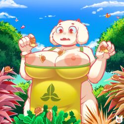 1girls 2d apron breasts female solo tagme tophatmahoney toriel undertale undertale_(series)