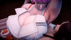 3d animated armpit armpit_fetish armpit_licking armpits beth_uwu big_breasts blue_eyes breasts_bigger_than_head foreplay handjob huge_breasts nintendo no_sound nurse nurse_cap nurse_joy nurse_uniform pink_hair pokemon pov video