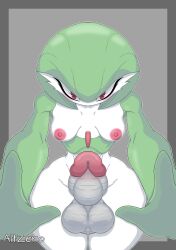 1futa altzero futa_only futanari gardevoir humanoid looking_at_viewer pokémon_(species) pokemon pokemon_(species) solo tagme