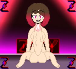 1futa 2d areolae balls bete_noire big_penis breasts brown_hair erection futa_only futanari glitchtale huge_balls huge_cock human light-skinned_futanari light_skin nipples nude penis pink_eyes pink_hair pink_highlights pixel_art precum self_upload solo undertale undertale_(series) undertale_au z!betty zixy