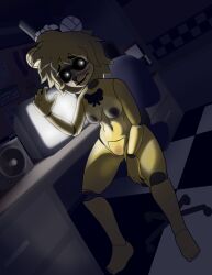 animatronic bear cally3d clazzey cryptiacurves fazclaire's_nightclub five_nights_at_freddy's fnaf freddy_(fnaf) fredina's_nightclub fredina_(cally3d) frenni_(cryptia) frenni_fazclaire golden_freddy golden_freddy_(fnaf) golden_fredina_(cally3d) haunted scottgames sex_doll small_breasts spooky type_0