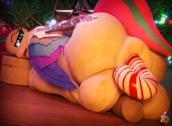 3d_(artwork) absurd_res anal anal_sex ass balls big_anus big_butt candy candy_cane candy_cane_in_ass dessert digital_media_(artwork) donut_anus equid equine feral food ftg_crossgender fti_crossgender genitals gynomorph hasbro hi_res huge_anus improvised_sex_toy intersex mammal mlp_g5 my_little_pony pegasus penetration puffy_anus rule_63 solo velvet_charm wings zipp_storm_(mlp)