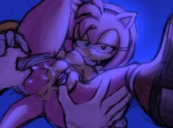 1girls 2d amy_rose anthro anus bedroom_eyes big_ass big_breasts breasts color female female_focus green_eyes hotred human is_(artist) looking_pleasured narrowed_eyes nipples on_model panties panties_aside plump_labia pussy seductive servedasis short_hair smile sonic_(series) sonic_the_hedgehog_(series) spread_legs thick_thighs wet