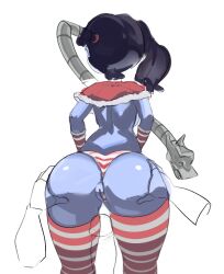leviathan (skullgirls) from christmas by brickshoes