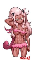 1girls artist_name breasts cavewoman female female_only gijinka huge_breasts humanized humanized_pokemon long_hair minus8 muscular muscular_female nintendo paradox_pokemon pokemon pokemon_sv scream_tail solo solo_female wide_hips