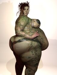 1girls 3d ass batman:_arkham_knight batman_(series) bbw belly big_ass big_belly big_breasts breasts dc dc_comics fat fat_ass female green-skinned_female green_skin iamgivingbadadvice large_ass obese overweight pamela_isley poison_ivy poison_ivy_(arkham) poison_ivy_(arkham_knight) thick_thighs thighs thunder_thighs