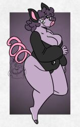 anthro big_breasts breasts female furry grumpig nerdyreindeer pokémon_(species) pokemon tagme