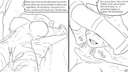 after_sex anthro arthropod bodily_fluids cant_see_the_haters cave changeling comic cum cum_everywhere cum_in_pussy cum_inside dialogue duo equid equine excessive_cum excessive_genital_fluids exhausted female friendship_is_magic futanari gaping gaping_pussy genital_fluids genitals gynomorph hasbro hi_res imminent_gangbang intersex intersex/female mammal meme messy my_little_pony penis penis_covering_eyes penis_over_eyes pussy pussy_juice queen_chrysalis_(mlp) ruanshi straight_hair text these_aren't_my_glasses until_it_snaps zebra zecora_(mlp)