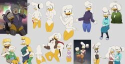 2022 age_difference anatid anseriform avian bentina_beakley bird bottomless breast_grab breasts clothed clothing daisy_duck della_duck disney donald_duck drockdraw duck ducktales duo female female/female fingering furry genitals goldie_o'gilt group hand_on_breast hi_res huey_duck humanoid incest louie_duck male male/female mature_female nipples nude pussy solo webby_vanderquack younger_male zoophilia