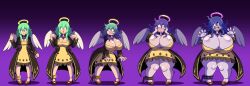 angel angel_wings ass_expansion brainwashing breast_expansion corruption female hair_color_change hair_growth hex_maniac hexification huge_ass huge_breasts identity_death pokemon prinnydood skin_color_change thick_thighs thigh_expansion transformation transformation_sequence wide_hips