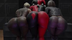 3d 3d_animation 3girls animated ass ass_focus ass_shake ass_to_ass batman:_arkham_city batman:_arkham_knight batman:_arkham_origins batman_(series) big_ass big_butt bodysuit bubble_ass bubble_butt copperhead copperhead_(arkham_orgins) copperhead_(dc) dat_ass dc dc_comics female female_only from_behind harley_quinn harley_quinn_(arkham) harley_quinn_(arkham_knight) harley_quinn_(classic) huge_ass huge_butt jiggle jiggling_ass kishi larissa_diaz latex longer_than_30_seconds multiple_girls seductive seductive_look sensual shaking shaking_ass shaking_butt shiny shiny_clothes skin_tight spandex tagme talia_al_ghul talia_al_ghul_(arkham_city) thick thick_ass thick_thighs thighhighs tight_clothing video