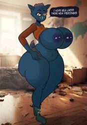 anthro big_breasts breasts huge_breasts mae_borowski mancanthecrash1 night_in_the_woods thick_thighs wide_hips