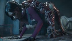 1girls 3d ada_wong animated ass big_breasts bouncing_breasts breasts breasts_out darklulbird doggy_style human_female licker_(resident_evil) monster nipples rape raped_by_monster raped_female resident_evil resident_evil_4_remake short_video shorter_than_30_seconds sound tagme vaginal_penetration vaginal_sex video