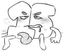 algebralien battle_for_dream_island battle_for_dream_island_again bfb bfdi bfdia drooling fifteen_(bfb) object_shows saliva tentacle_penis the_power_of_two tpot