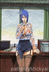 1girl 1girls ai_generated anime boruto breasts curvy curvy_female curvy_figure eyes female fit hair konan naruto naruto_shippuden nsfw stickyai tits voluptuous