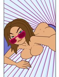 artist_request big_ass big_breasts bonnie_rockwaller brown_hair brunette disney_channel kim_possible large_ass large_breasts selfie thick_thighs wide_hips