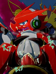 digimon digimon_xros_wars flymon shoutmon tagme