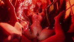 1girls 3d 3d_animation amazon_position animated animation dominant_female female female_focus femdom kitsune large_breasts malewicky monster_girl rape reverse_rape tagme video