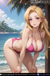 1girls abs ai ai_art ai_generated ass ass_focus beach bent_over bikini blonde_hair blush body body_focus bokeh breasts cinematic_lighting cleavage curvy curvy_figure depth_of_field detailed_clothes detailed_face detailed_hair dmf_wonders dramatic_lighting eyelashes fat_ass glossy_skin hair_flowing hair_highlights highres hip_focus huge_ass huge_breasts large_breasts long_eyelashes long_hair looking_at_viewer lower_body_focus makeup massive_ass medium_breasts micro_bikini navel ocean oiled_skin original original_character palm_trees parted_lips patreon patreon_logo patreon_username pink_bikini plump_ass purple_eyes realistic_skin rim_lighting round_ass shiny_hair shiny_skin sideboob skin_reflection skin_tight slim_waist smile smooth_skin soft_lighting sparkles specular_highlights sweat sweat_drops thick_ass thick_thighs thighs three_quarter_view toned_body twitter_username underboob volumetric_lighting voluptuous wet_skin wide_hips x_username