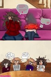 daughter embarrassed fujisaki_chihiro nezumihaze owari_akane son story_telling