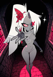 ai_generated hazbin_hotel naked naked_female nipples nude nude_female pussy vaggie_(hazbin_hotel) vivienne_medrano vivziepop