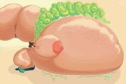 alternate_version_available anus belly_bigger_than_body belly_overhang big_ass big_breasts breasts breasts_bigger_than_head brown_hair burp burp_cloud burp_fetish burping burpy_chan english_text fat female freckles freckles_on_ass freckles_on_belly freckles_on_butt funlitogc gassychan_(artist) gigantic_ass gigantic_breasts gluttony green_eyes hearts_around_head huge_breasts hyper_ass hyper_belly hyper_breasts hyper_fat large_ass large_breasts large_thighs leti looking_pleasured morbidly_obese morbidly_obese_female no_panties obese overweight overweight_female plates shirtless thick_thighs
