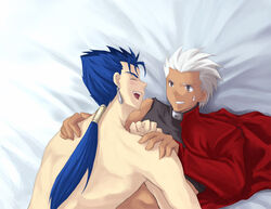 archer_(fate) cu_chulainn_(fate) fate/stay_night fate_(series) male_only tagme