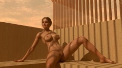 1girls 3d completely_nude completely_nude_female daz_studio female female_only nude nude_female o97t5s original pinup solo