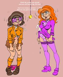 cum cumming daphne_blake dennis_clark erection_under_clothes futanari hands-free hanna-barbera human hypnosis intersex mind_control multiple_subs nipple_bulge penis pokies scooby-doo velma_dinkley what