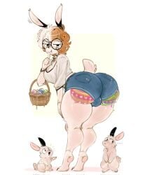 basicsdan bunny easter furry oc rabbit