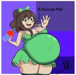 alternate_version_available ass belly_overhang big_ass breasts burpy_chan chubby chubby_female female funlitogc gassychan_(artist) holding_belly huge_belly huge_breasts hyper_belly leti morbidly_obese morbidly_obese_female obese overweight overweight_female