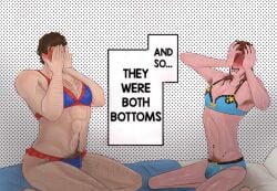 bikini dispatch_(game) gay male male_only meme muscular muscular_male phenomaman waterboy_(dispatch)