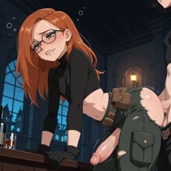 1:1 1:1_aspect_ratio ai_generated anal anal_penetration anal_sex anime anime_style big_ass big_dick big_penis crossdressing femboy flat_chest flat_chested gay genderswap genderswap_(ftm) heroine kim_possible kimberly_ann_possible lips male male_only orange_hair otoko_no_ko otokonoko penis sex sissy tomgirl trap twink uncensored veiny_penis yaoi